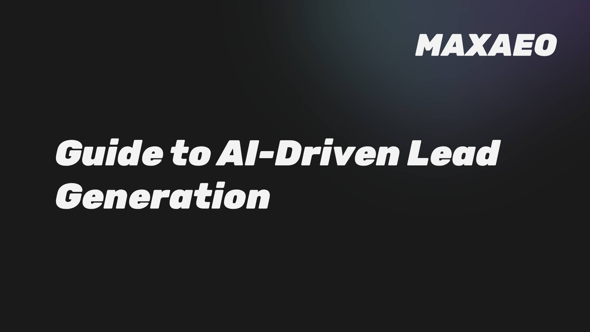 AI-Driven Lead Gen: The B2B Playbook for a Broken Funnel